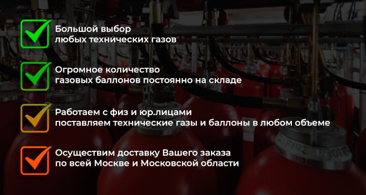 Технические газы в Руднево